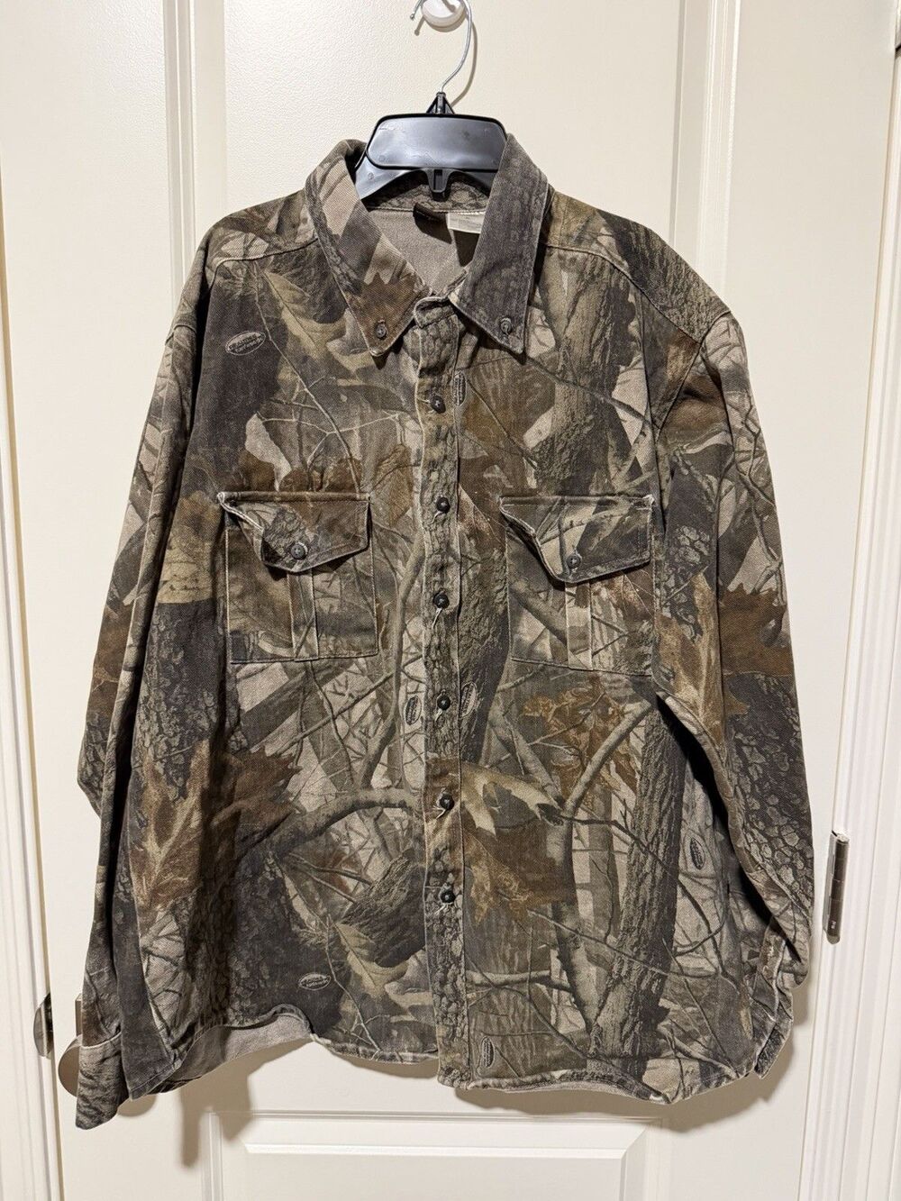 Ranger Men's XL Long Sleeve Shirt Camo Realtree Hardwoods Button Up